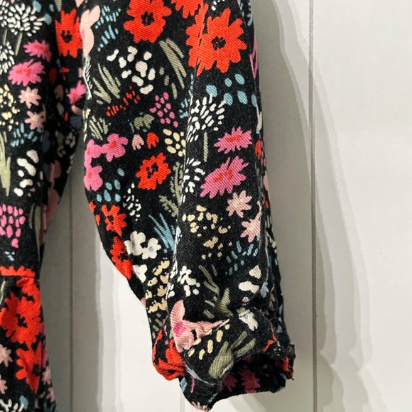 Girl’s- Floral black - Picture 4 of 13